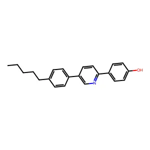 4-[5-(4-Pentylphenyl)-2-pyridinyl]phenol structure