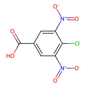 4-氯-3,5-二硝基苯甲酸 structure
