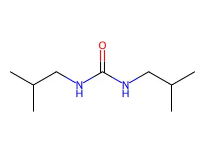 Urea, N,N'-bis(2-methylpropyl)- structure