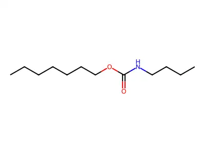 Carbamic acid, butyl-, heptyl ester structure