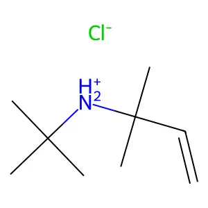 N-tert-Butyl-2-methylbut-3-en-2-amine--hydrogen chloride (1/1) structure