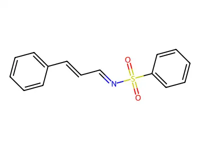 N-cinnamylidenebenzenesulfonamide structure
