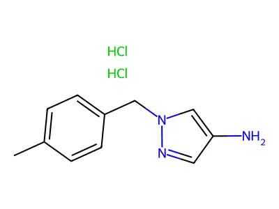 1-(4-methylbenzyl)-1H-pyrazol-4-amine structure