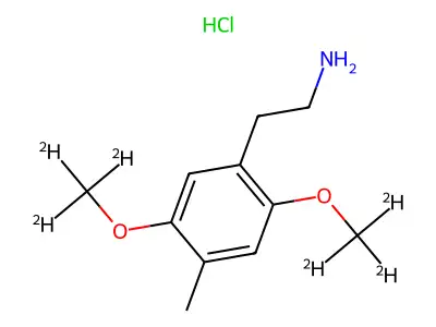 2C-D Hydrochloride structure