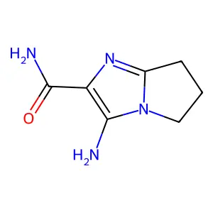 3-amino-6,7-dihydro-5H-pyrrolo[1,2-a]imidazole-2-carboxamide structure