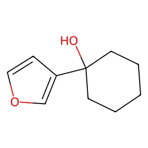1-(Furan-3-yl)cyclohexanol structure