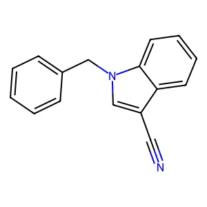 1-Benzyl-1H-indole-3-carbonitrile structure