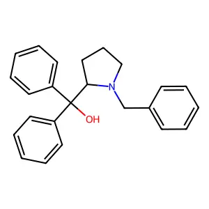 (S)-(1-Benzylpyrrolidin-2-yl)diphenylmethanol structure