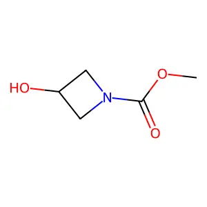 Methyl 3-hydroxyazetidine-1-carboxylate structure