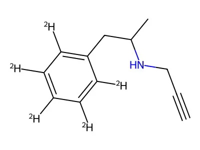 (1-苯基丙-2-基)(丙-2-炔-1-基)胺 structure