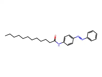 Dodecanamide, N-[4-(2-phenyldiazenyl)phenyl]- structure
