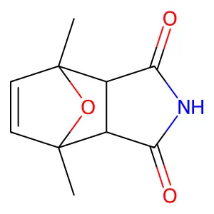 (1R,2S,6R,7S)-1,7-dimethyl-10-oxa-4-azatricyclo[5.2.1.0,2,6]dec-8-ene-3,5-dione structure