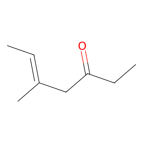 5-Methylhept-5-en-3-one structure