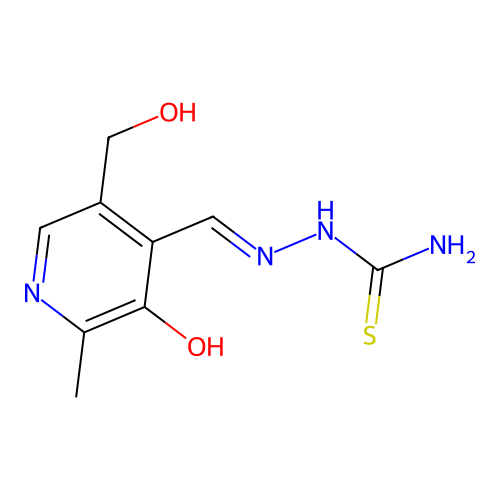 Pyridoxal monothiosemicarbazone structure