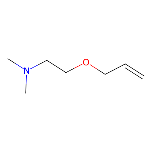 N,N-二甲基-2-(丙-2-烯-1-基氧基)乙胺 structure