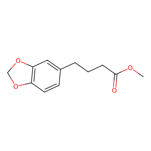 Methyl 4-(3,4-methylenedioxyphenyl)butanoate structure