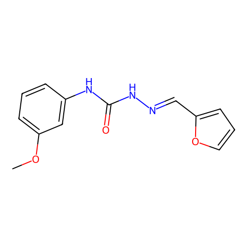 2-Furaldehyde, 4-(m-methoxyphenyl)semicarbazone structure