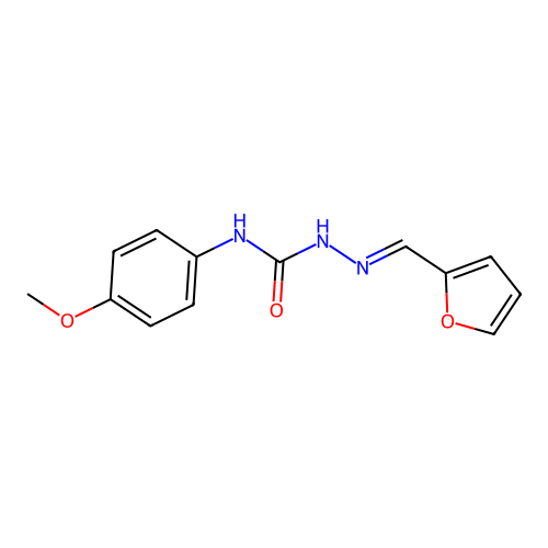 2-Furaldehyde, 4-(p-methoxyphenyl)semicarbazone structure