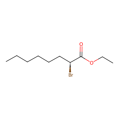 ethyl (2S)-2-bromooctanoate structure