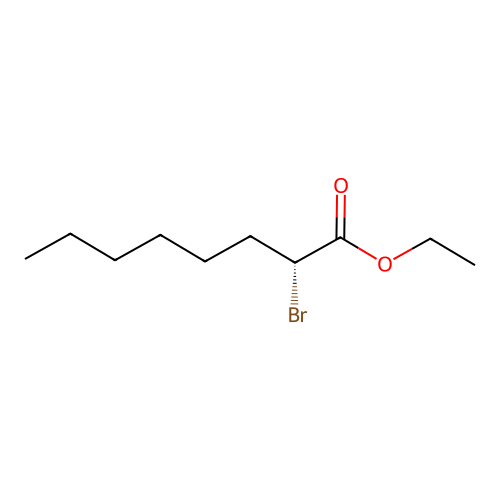 ethyl (2R)-2-bromooctanoate structure