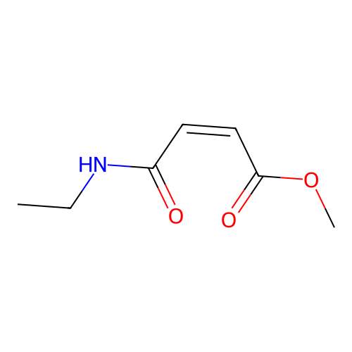 methyl (Z)-4-(ethylamino)-4-oxobut-2-enoate structure