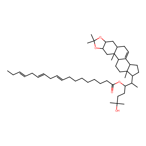 Ecdysone 2,3-acetonide structure