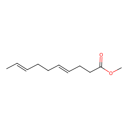 Methyl 4,8-decadienoate structure