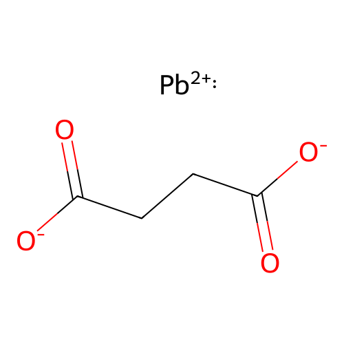 Lead succinate structure