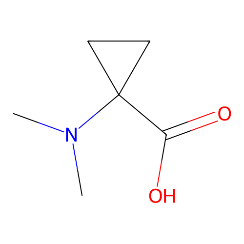 1-(二甲氨基)环丙烷-1-甲酸 structure