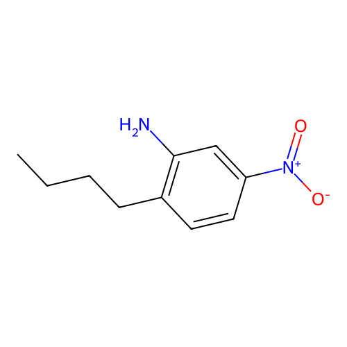 2-Butyl-5-nitroaniline structure