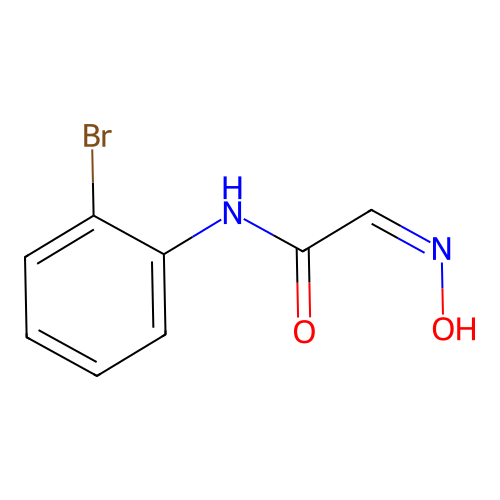 (Z)-N-(2-bromophenyl)-2-(hydroxyimino)acetamide structure