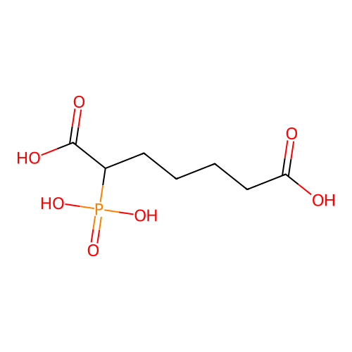 2-Phosphonoheptanedioic acid structure
