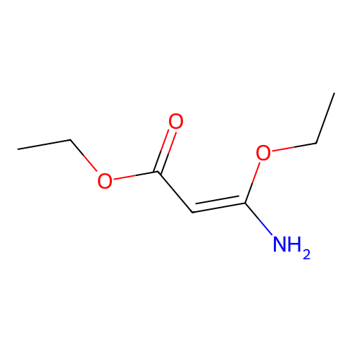 ethyl (Z)-3-amino-3-ethoxyprop-2-enoate structure
