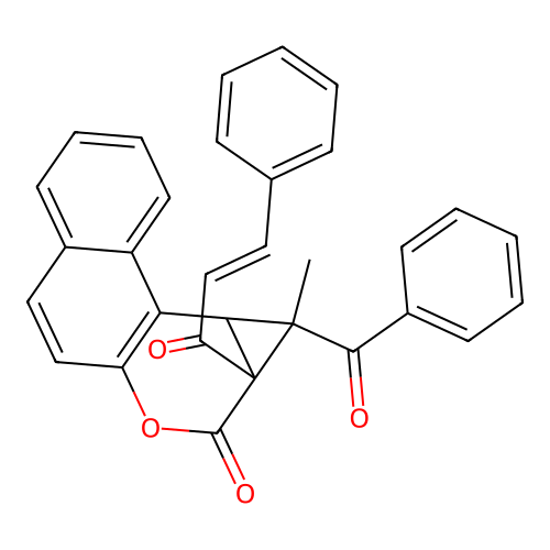 C31H22O4 structure