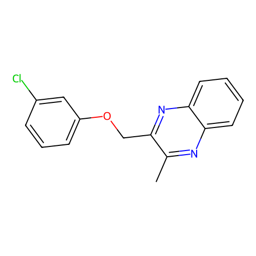 3-Chloro-1-[(3-methylquinoxalin-2-yl)methoxy]benzene structure