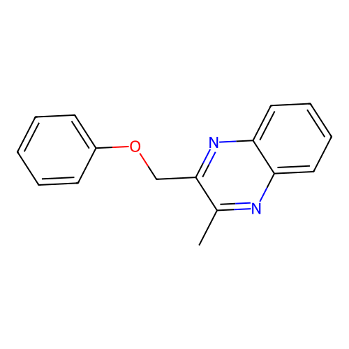 2-Methyl-3-(phenoxymethyl)quinoxaline structure