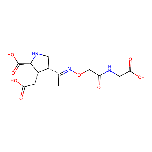 Kainylaminooxyacetylglycine structure