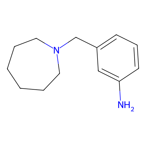 3-(Azepan-1-ylmethyl)aniline structure