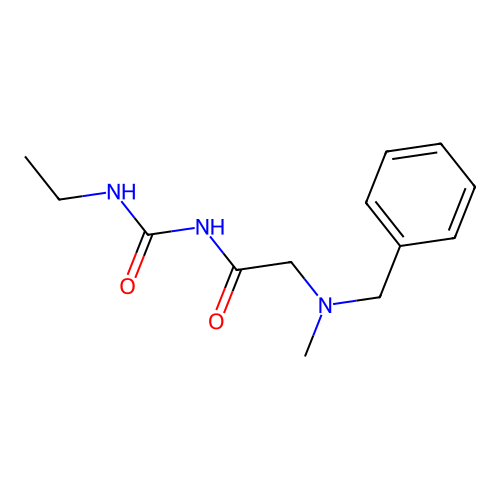 1-{2-[Benzyl(methyl)amino]acetyl}-3-ethylurea structure