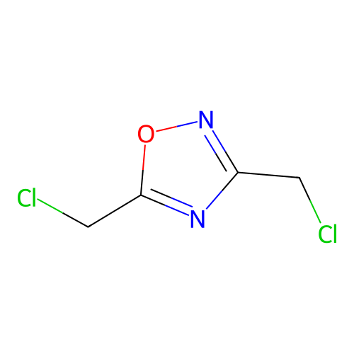 1,2,4-Oxadiazole, 3,5-bis(chloromethyl)- structure
