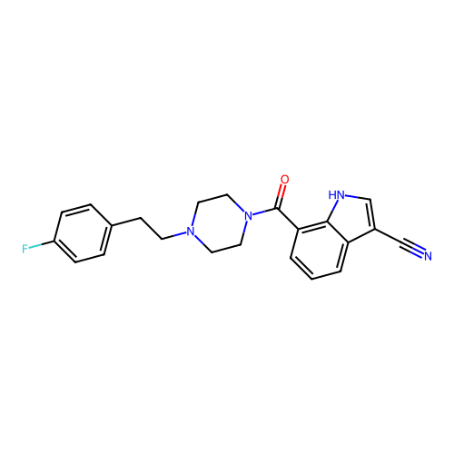 Pruvanserin structure