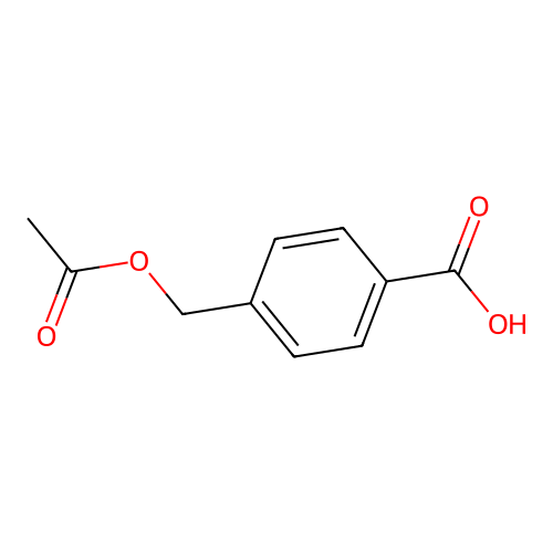 4-[(Acetyloxy)methyl]benzoic acid structure