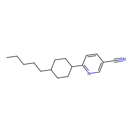 6-(4-Pentylcyclohexyl)pyridine-3-carbonitrile structure