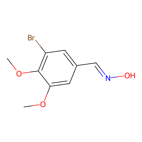 (3-Bromo-4,5-dimethoxyphenyl)(hydroxyimino)methane structure