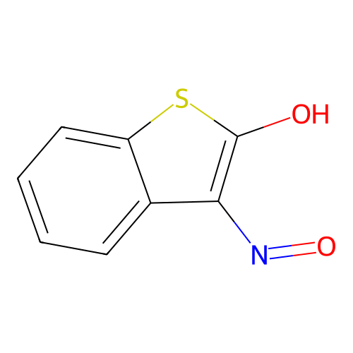 (3Z)-3-(Hydroxyimino)-1-benzothiophen-2(3H)-one structure