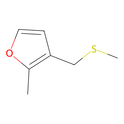 2-Methyl-3-(methylsulfanylmethyl)furan structure