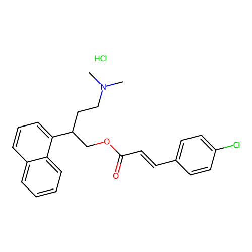 C25H26ClNO2.ClH structure