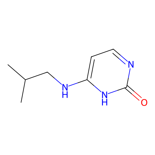 2(1H)-Pyrimidinone, 4-[(2-methylpropyl)amino]- structure