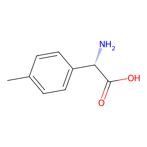(S)-2-amino-2-p-tolylacetic acid structure