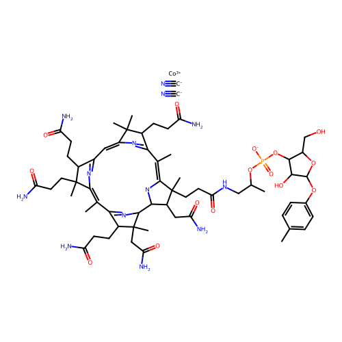 4-Cresolylcobamide structure